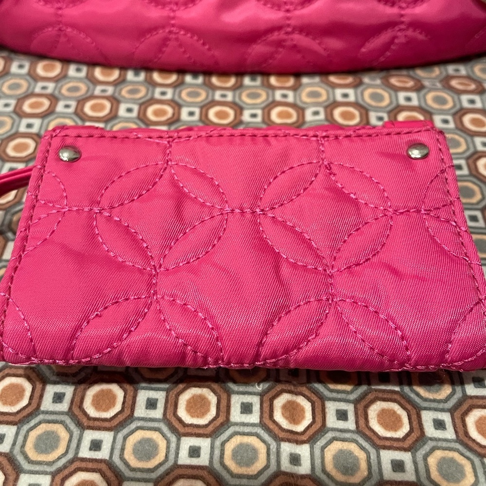 Vera Bradley Pink Purse & Wallet - Picture 5 of 10